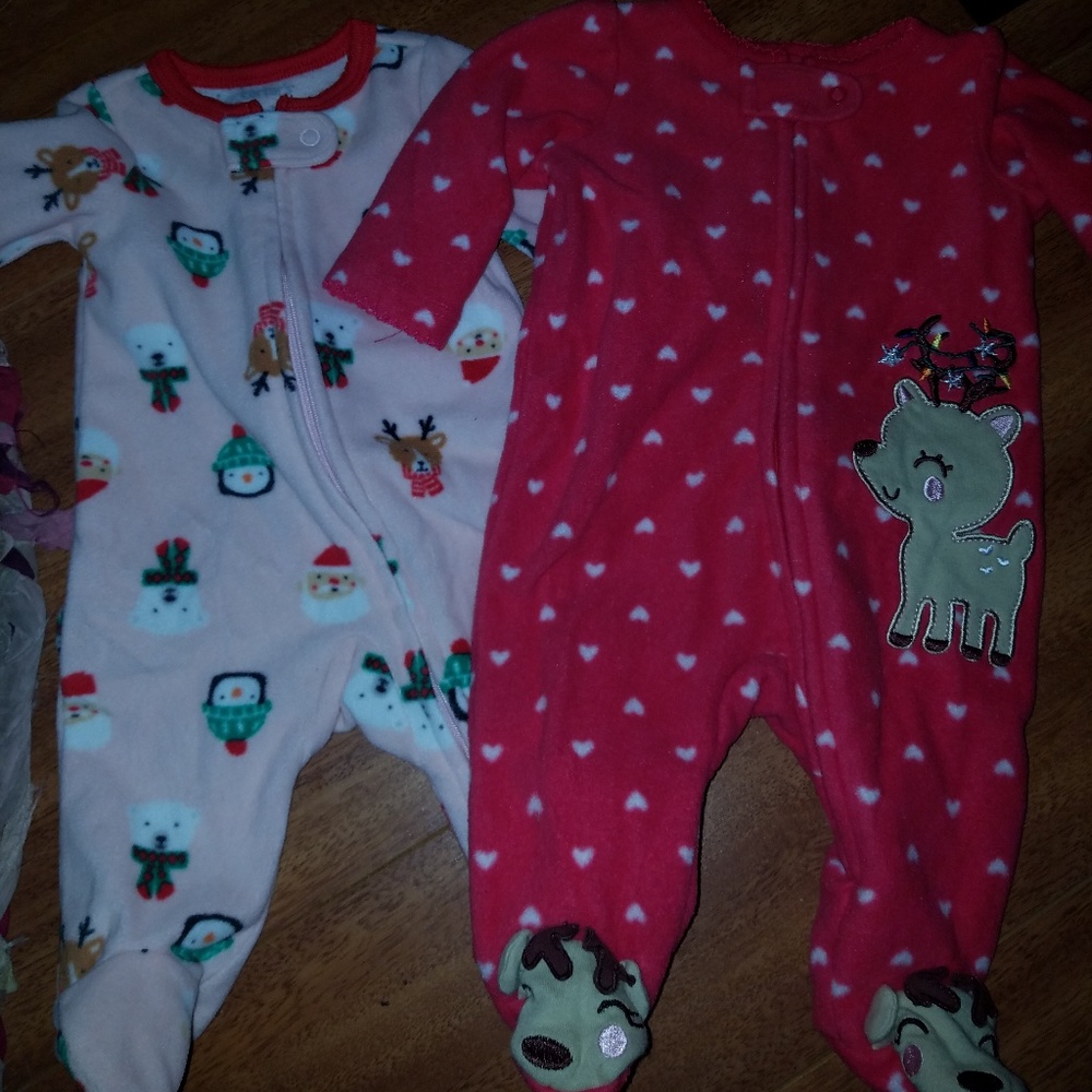2 Pairs Fleece Pajamas